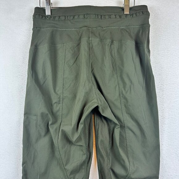 Lululemon Athletica Olive Green Joggers Womens 6 Athleisure Active Gym Running - Picture 12 of 14